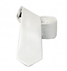                    NM slim szövött nyakkendő - Fehér Nyakkendők esküvőre
